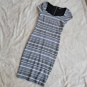 Express Striped Midi Dress